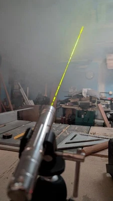 Custom Laserpointer - True Yellow - 569nm - Polierter Edelstahl Host - Bild 1 von 4