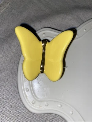 Nora Fleming Retired Yellow Butterfly Mini - Image 1 of 4