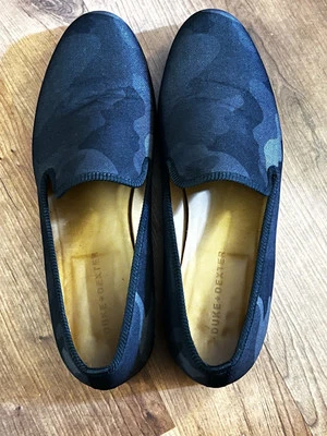Mocassim masculino Duke & Dexter camuflado tamanho 11, feito à mão Inglaterra - Imagem 1 de 4