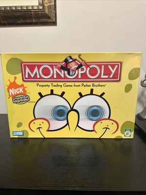 Hasbro Nickelodeon Spongebob Squarepants Monopoly Collectors Edition 2005 - Image 1 of 4