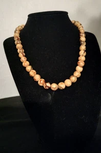Jasper Style Beaded Necklace - Picture 1 of 5