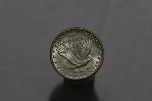 ๐งญ ๐บ๐ธ USA QUARTER DOLLAR STANDING LIBERTY SILVER HIGH GRADE B88 #K9052 - Picture 1 of 3
