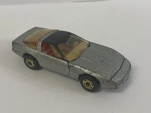 Hot Wheels 1982 The Hot Ones 80s Corvette Opening Hood Gray with Gold wheels - Picture 1 of 10