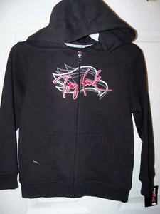 Tony Hawk Full Zip Up Zipper Black Hoodie Jacket Boys Size 5 / 6 NWT          - Picture 1 of 1