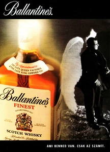 BALLANTINE'S WHISKY AD #5 RARE OOP FOREIGN - Picture 1 of 1