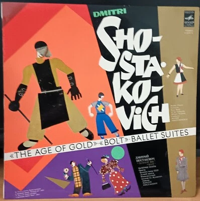 Dmitri & Maxim Shostakovich - Age of Gold, Bolt - LP record excellent, cover VG+ - Image 1 of 3