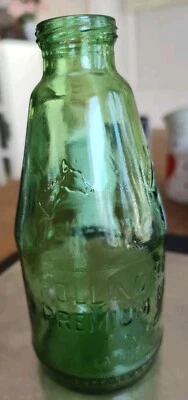 Vintage Rolling Rock Horse Head Premium Beer BottlenGreen 7oz Latrobe Pa Foto 1 de 3