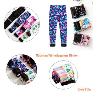 Mädchen Winterleggings-Legings Kinder Winterhose Leggings ThermoLeggins Winter - Bild 1 von 20