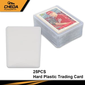 1,5 mm 35pt Hartplastik Baseball Sammelkarten Topload Halter Standard-durchsichtig - Bild 1 von 9