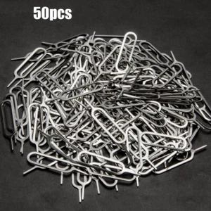 50x Eject Sim Card Tray Remover Pin Needle Key Tools for cell Phone iPad - Picture 1 of 12