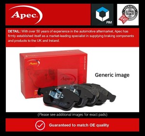Brake Pads Set fits MINI CONVERTIBLE COOPER F57 1.5D Front 2014 on B37C15A Apec