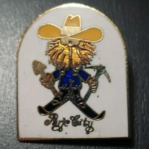 Park City Utah Ski Resort Souvenir Pin Skiing Miner Pick Ax Shovel - Picture 1 of 3