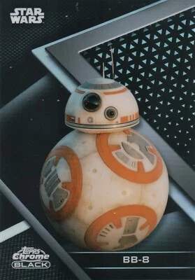 2022 Star Wars Chrome Black, BB-8 (22) Refractor Parallel Card #168/199 - Image 1 of 2