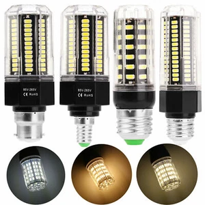 LED SMD Corn Bulb E27 E26 E12 E14 B22 Super Bright Light 8W 9W 12W 13W 15W SC409 - Picture 1 of 20