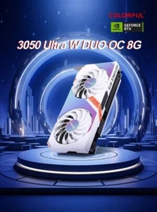 COLORFUL iGame Series GeForce RTX 3050 Ultra W DUO OC 8GB NVIDIA High End Graphi - Picture 1 of 9