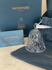 NEW 2021 Waterford Lismore Bell  Crystal Christmas Ornament In BOX! - Picture 1 of 12