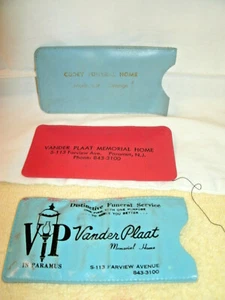Vtg Sewing Kits--Funeral Home Advertising--3--Vinyl Case- Complete & Incomplete - Picture 1 of 1