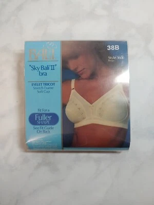 Sujetador de Colección Bali 38B Beige Cielo Bali Marco Elástico Tricot Copa Suave Estilo 3600 Nuevo con Etiquetas Foto 1 de 4