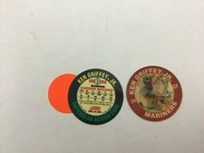 Baseball Score 1992 Slurpee 7-11 Superstar Action Coin Disc  KEN GRIFFEY JR