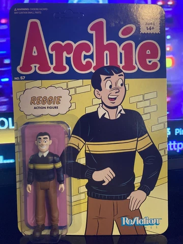 Super 7 Archie Comics  Reaction Reggie Action Figure MOC NEW SEALED Cover