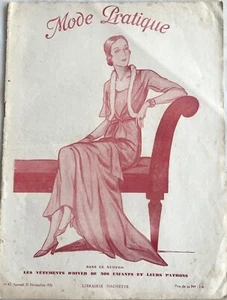 MODE PRATIQUE n° 47 du Samedi 21 Novembre 1931 ancienne revue couture pour femme - Picture 1 of 5