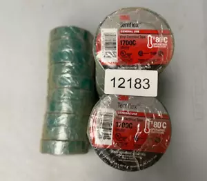 3M Temflex 1700C Vinyl Electrical Tape, 3/4" x 66 ft x .007", Pack of 30 - Picture 1 of 1