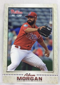 2018 Philadelphia Phillies Team Issue 1st Edition Photo Card-Adam Morgan