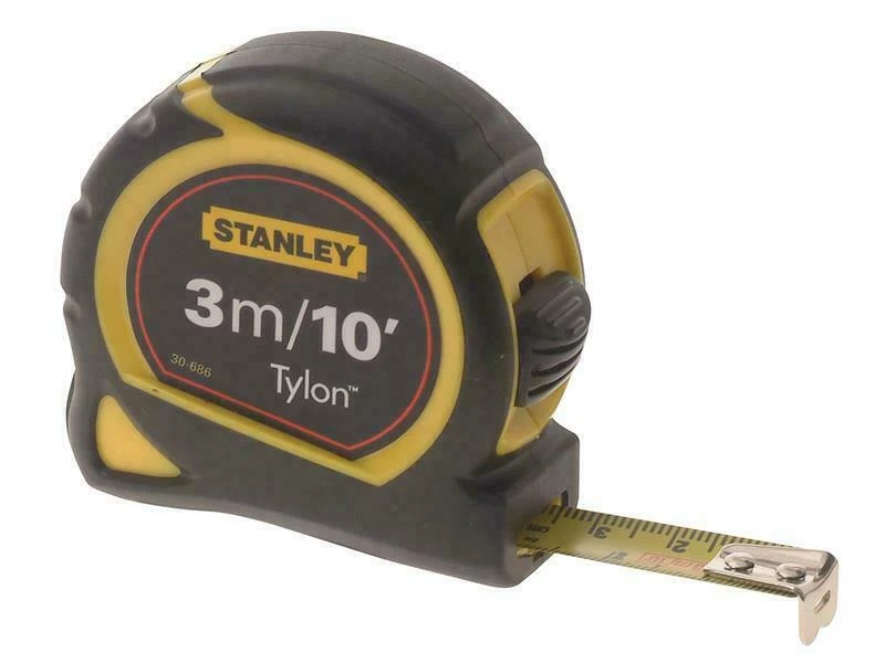 Stanley Tools Tylon Pocket Tape 3M/10Ft (Width 13Mm) Loose STA130686N - Image 1 of 1