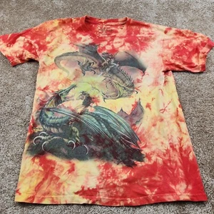 Georgia Renaissance Festival Youth T-Shirt Sz XL Tye Dye Dragon 2002 - Picture 1 of 8