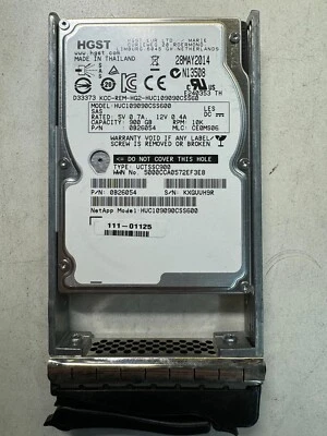 NetApp 900GB 111-01125 HUC109090CSS600 6 Gb/s SAS Server Hard Drives - Image 1 of 4