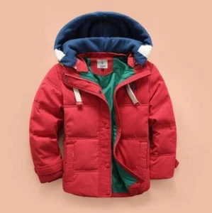 children's warm fashion boys thick winter coat jacket new hot coats hooded size - Picture 1 of 10