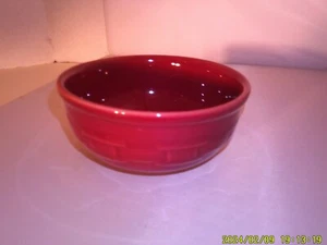 Longaberger Woven Traditions Paprika Cereal Bowl Vitrified - Picture 1 of 5
