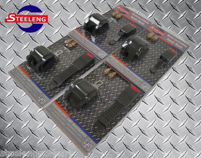 STEELENG Universal Golf Cart Retractable Seat Belts and Bracket Kit (Set of 4)