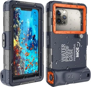 Waterproof Underwater Case For iPhone 15 14 13 Pro Max Samsung S24 S23 S22 Ultra - Picture 1 of 15