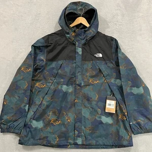 The North Face Jacket Mens XXXL/ 3XL ANTORA DryVent Rain Hooded Summit Blue - Picture 1 of 14