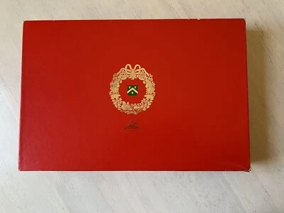 Vintage Halle’s Celeveland Empty Red Gift Box - 15.25x10.25x 2.5 - Image 1 of 4