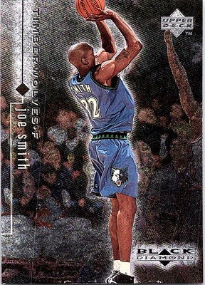 1999-00 upper deck black diamond joe Smith Minnesota Timberwolves #55 nm - Image 1 of 2