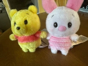 Winnie the Pooh & Piglet Urupocha-Chan Plush – Mini 4'' – New from Disney Store - Picture 1 of 5