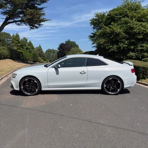 2011 AUDI RS5 4.2 V8 SUPER RARE SUZUKA GREY BLACK LEATHER LOW MILEAGE 77K FSH - Picture 1 of 19