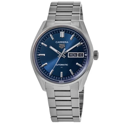 Nuevo reloj para hombre Tag Heuer Carrera día-fecha automático esfera azul WDA2112.BA0043 Foto 1 de 4