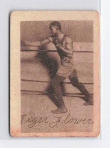 1925 La Morena El Salvador Serie C #41 Tiger Flowers Rare Tobacco Type Card - Picture 1 of 2