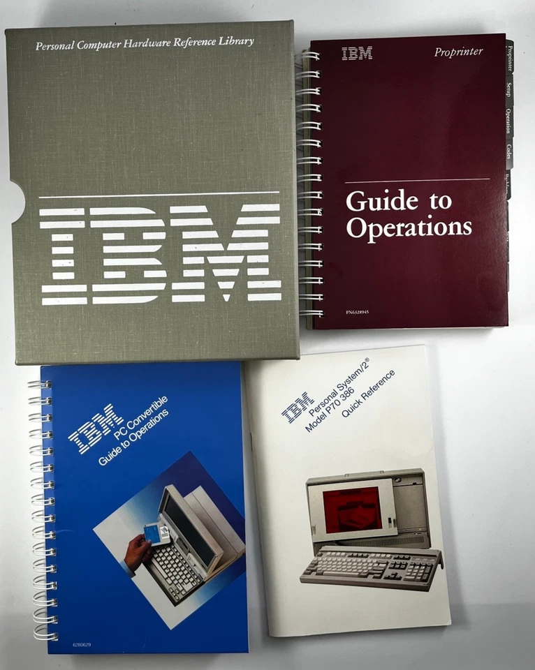 IBM PC CONVERTIBLE Guía de Operaciones con Disco de Arranque + Modelo p70 ¡y Más! Foto 1 de 4