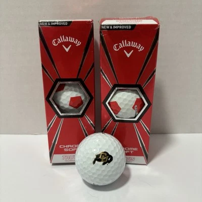 Bolas de golfe Callaway Chrome Truvis macias vermelhas 5x + 1 bola buffs AAA - Imagem 1 de 4