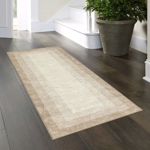 Mainstays Transitional Ombre Border Tan Indoor Runner Rug, 2' x 6' - Picture 1 of 9
