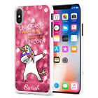 Personalised Unicorn Phone Case Hard Cover For Apple iPhone Samsung Google 060-1