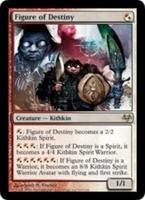 MTG-1x-Moderate Play, English-Figure of Destiny - Foil-Eventide