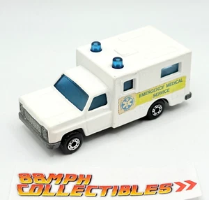 Near MINT 1977 Matchbox SuperFast No. 41 EMERGENCY MEDICAL SERVICE Ambulance - Picture 1 of 8