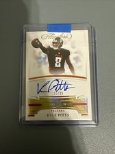 Kyle Pitts 2021 Panini Flawless Rookie Card Auto /25