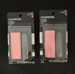 Lot 2 CoverGirl Cover Girl Blush # 540 Rose Silk Clean Classic Color NEW - Picture 1 of 2