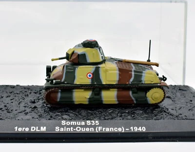 Modellini carri armati tank SOMUA S35 1:72 veicoli militari modellismo statico - Immagine 1 di 4